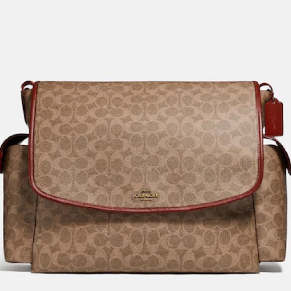 Coach Baby Messenger Bag In Signature Canvas - Picture 4 of 12
